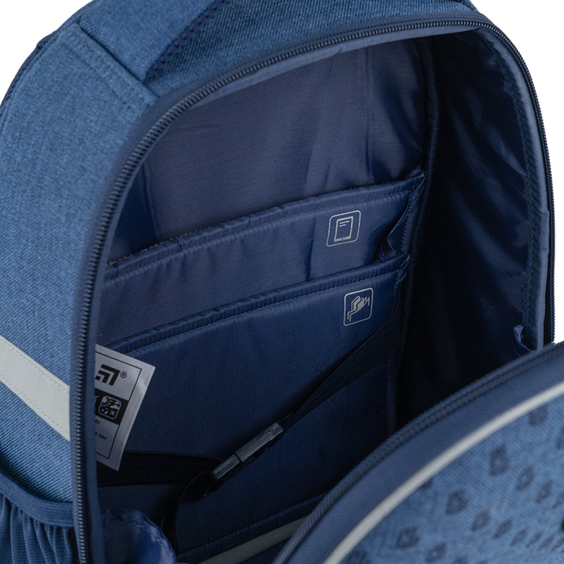 Hard-shaped school backpack Kite Education College Line boy K24-555S-4