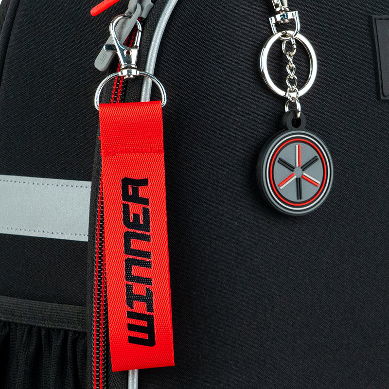 Hard-shaped school backpack Kite Education Racing K24-555S-5