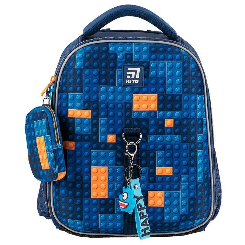 Hard-shaped school backpack Kite Education Blocks K24-555S-6