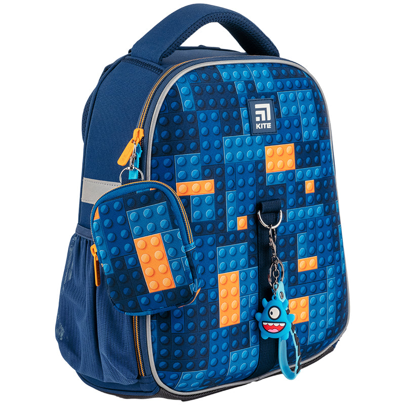 Hard-shaped school backpack Kite Education Blocks K24-555S-6