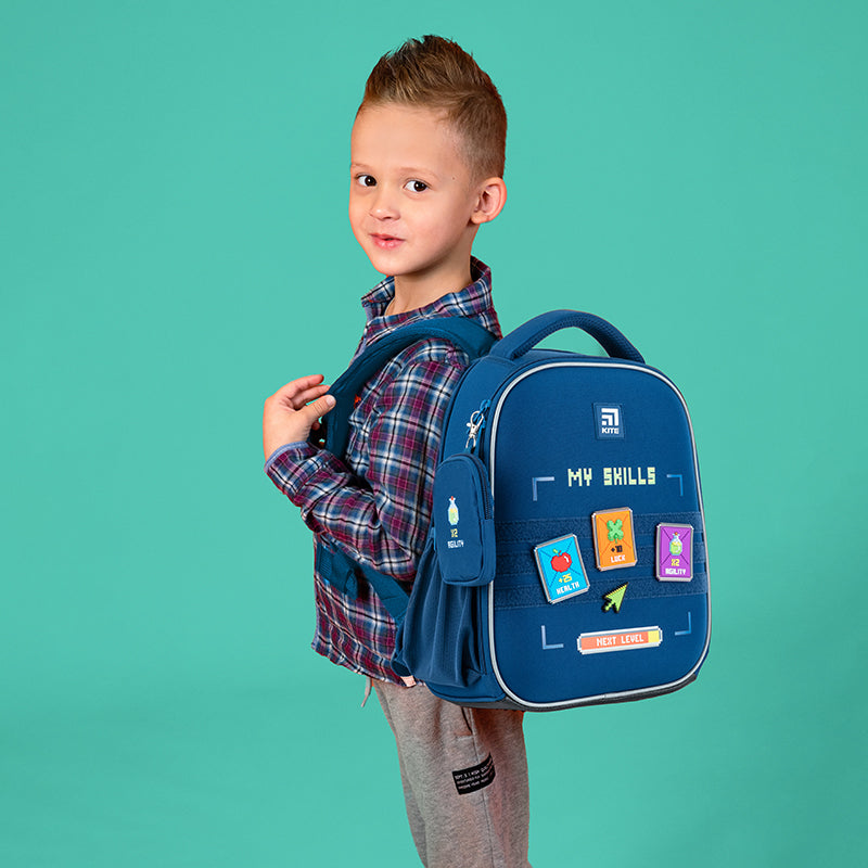 Hard-shaped school backpack Kite Education Next Level K24-555S-8
