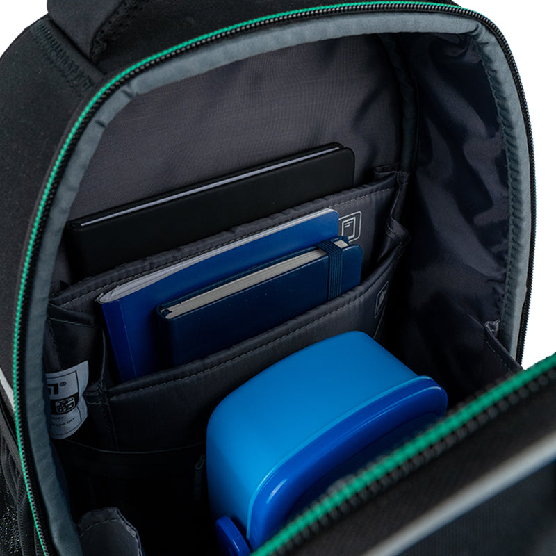 Hard-shaped school backpack Kite Education Football K24-555S-9