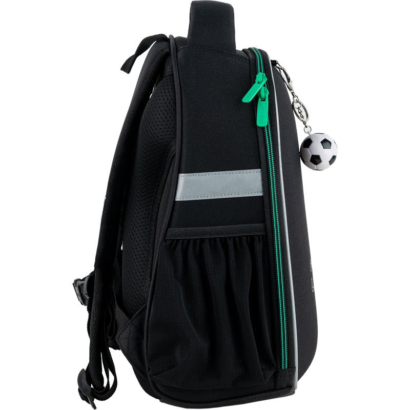 Hard-shaped school backpack Kite Education Football K24-555S-9