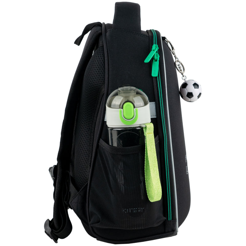 Hard-shaped school backpack Kite Education Football K24-555S-9