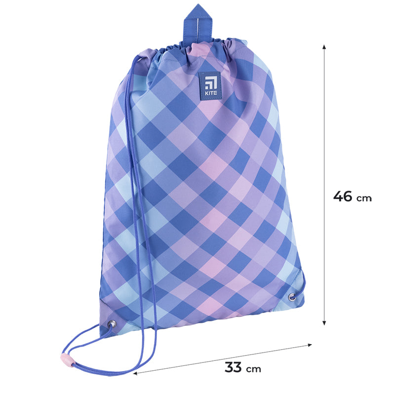 Shoe bag Kite Purple Chequer K24-600M-3