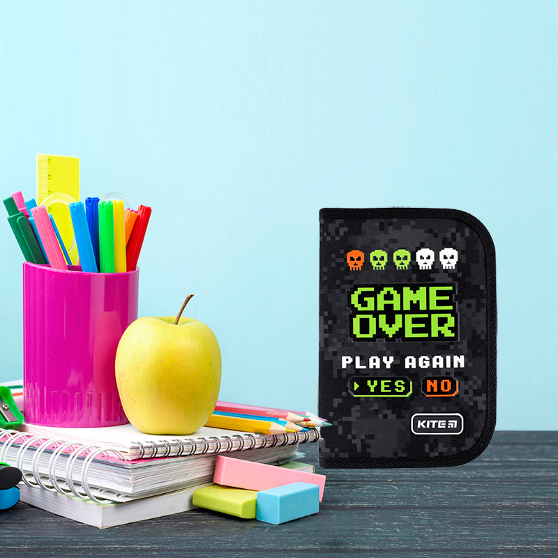 Пенал без наповнення Kite K24-621-2, 1 відділення, 1 відворот