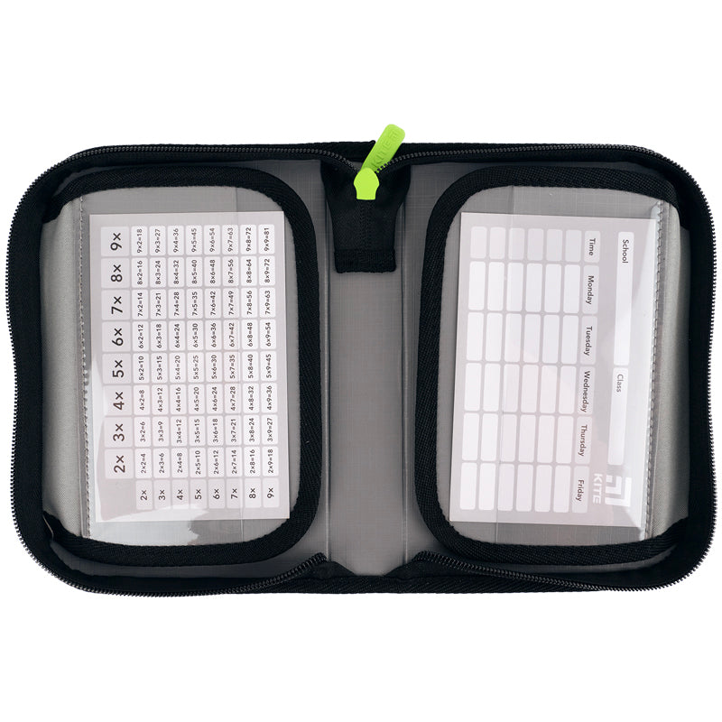 Pencil case without stationery Kite Roar K24-622-4, 1 compartment, 2 folds