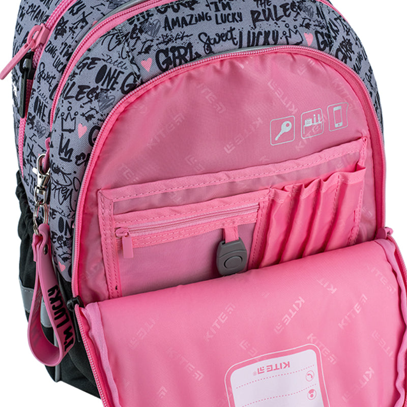 Backpack Kite Education Lucky Girl K24-700M-2
