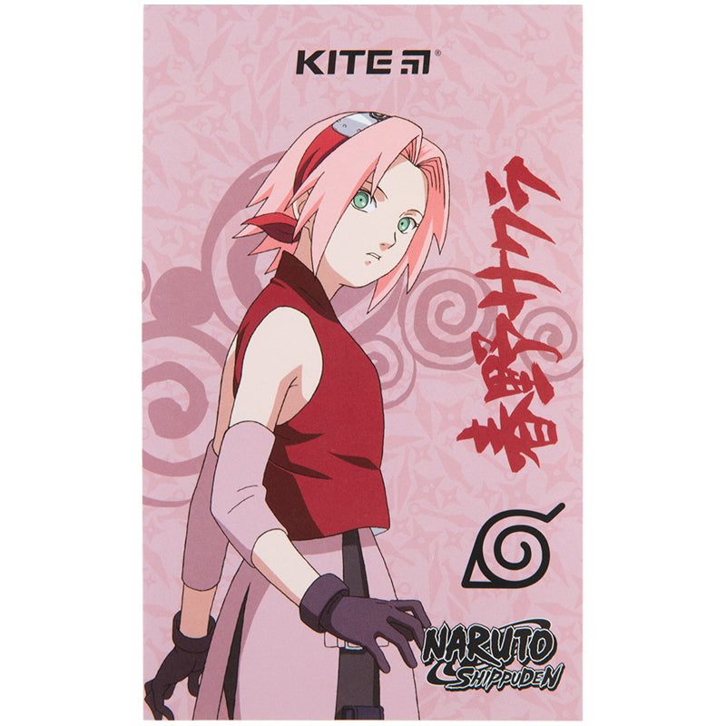 Блокнот-планшет Kite Naruto NR23-195, A6, 50 аркушів, нелінований