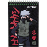 Блокнот на спіралі Kite Naruto NR23-196-1, А6, 48 аркушів, нелінований Блокнот на спіралі Kite Naruto NR23-196-1, А6, 48 аркушів, нелінований