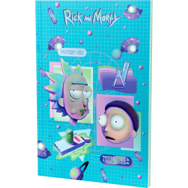 Notebook Kite Rick and Morty RM23-193-2, thermobinder, А5, 64 sheets, blank