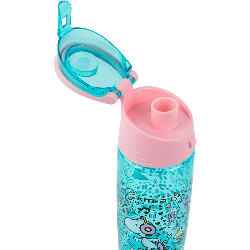 Water bottle Kite Peanuts Snoopy SN23-401, 550 ml, turquoise