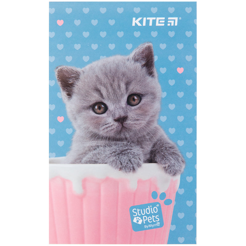 Блокнот-планшет Kite Studio Pets SP23-195, A6, 50 аркушів, нелінований
