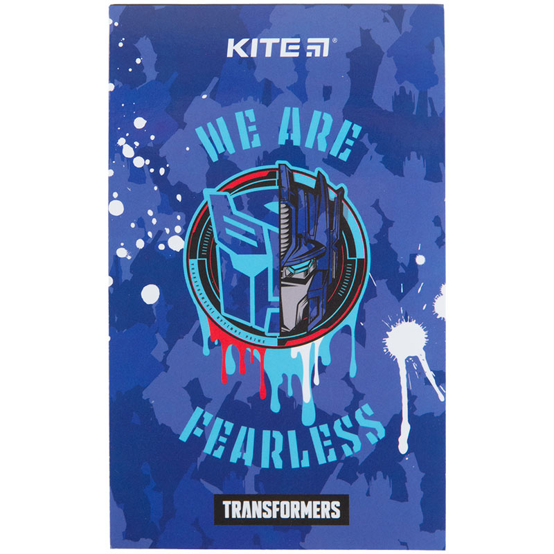 Блокнот-планшет Kite Transformers TF23-195, A6, 50 аркушів, нелінований