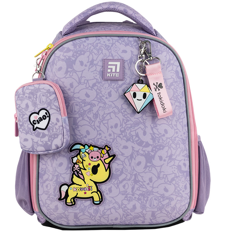 Hard-shaped school backpack Kite Education Tokidoki TK24-555S