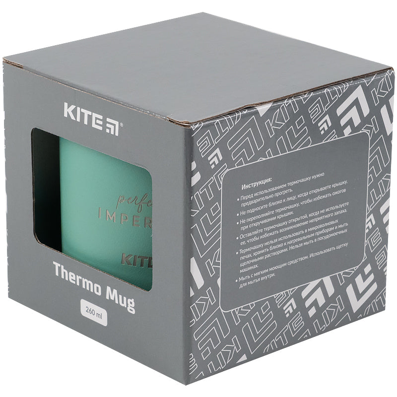 Kubek termiczny Kite K21-324-02, 260 ml, miętowa