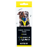Flamastry Kite Dogs K22-446, 6 kolorów