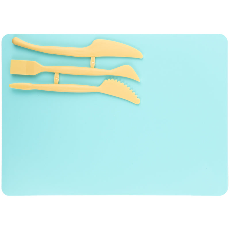 Zestaw do modelowania Kite K22-1140-18 (deseczka 180x250 mm + 3 szpatułki do wyc.), miętowy