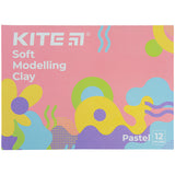 Plastelina woskowa Kite Fantasy Pastel K22-1086-2P, 12 kolorów, 240 g