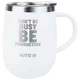 Kubek termiczny Kite K22-378-03-1, 360 ml, biała Be productive
