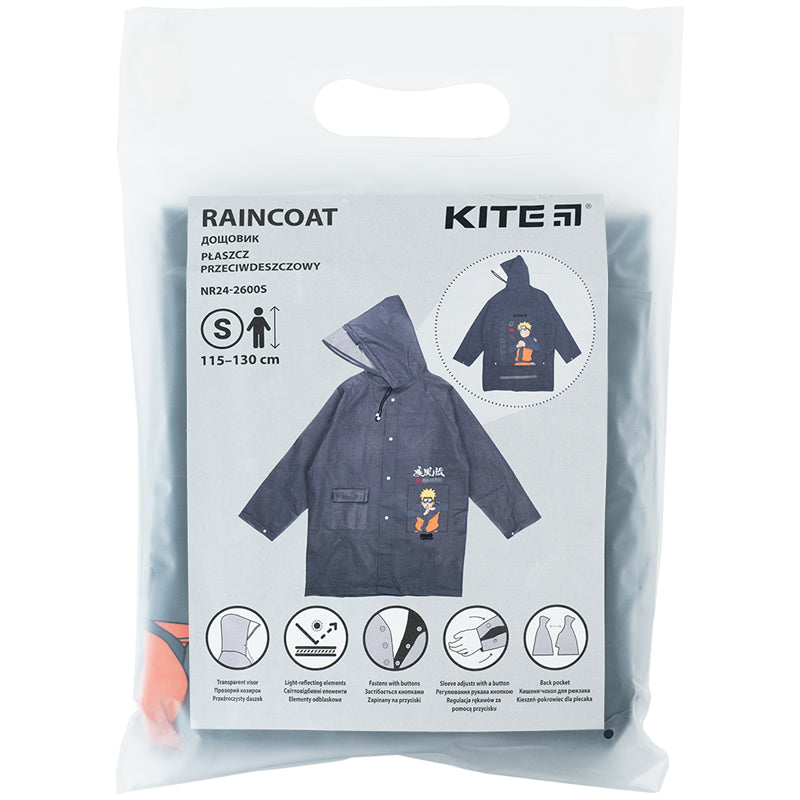 Дощовик дитячий Kite Naruto NR24-2600S