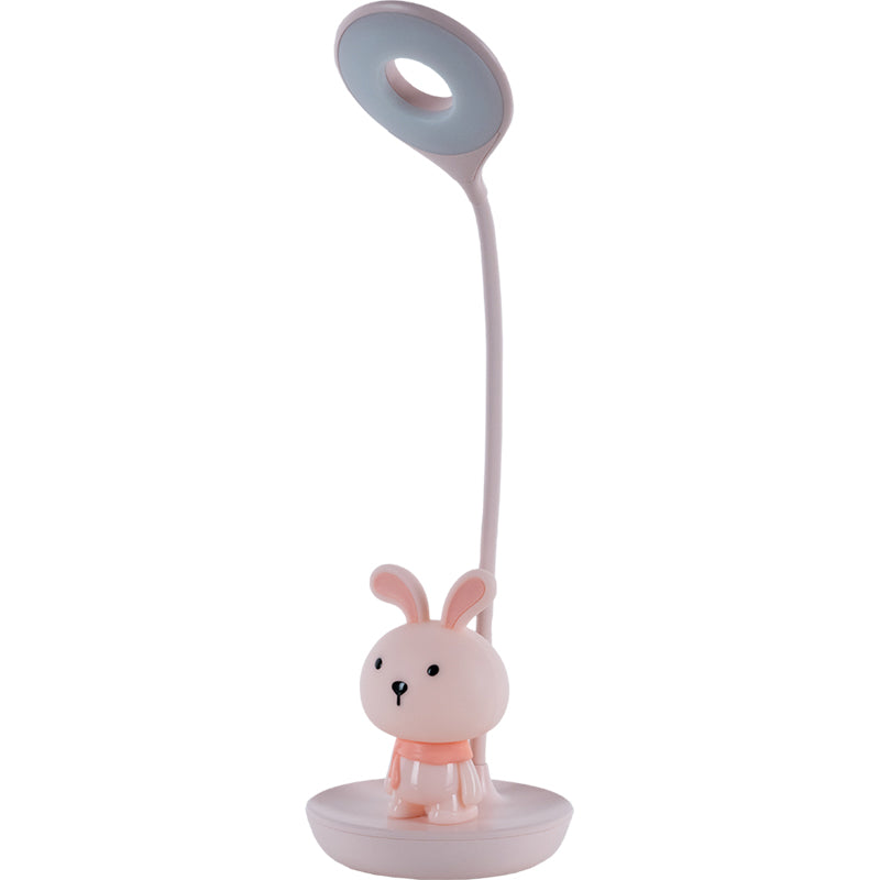 LED table lamp with rechargeable battery Bunny Kite K24-492-1-2, pink