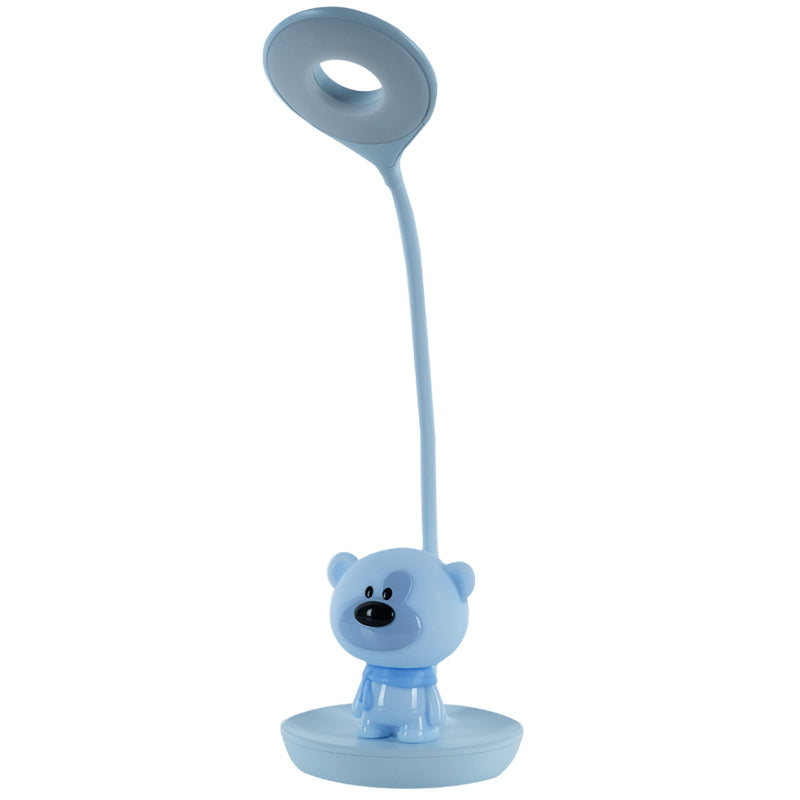 LED table lamp with rechargeable battery Bear Kite K24-492-2-3, blue