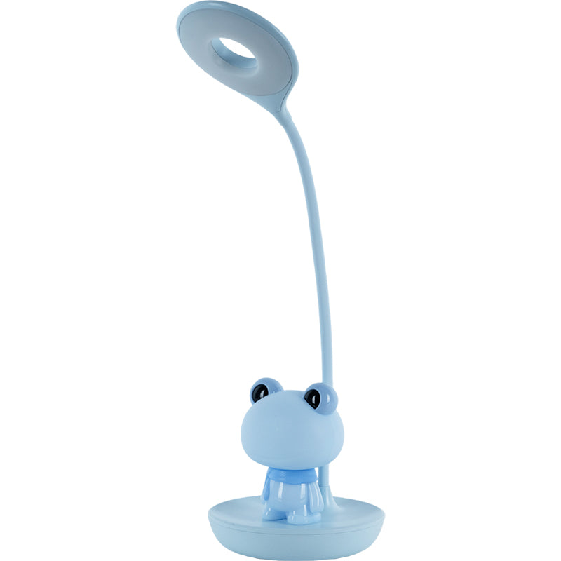 LED table lamp with rechargeable battery Froggy Kite K24-492-3-3, blue