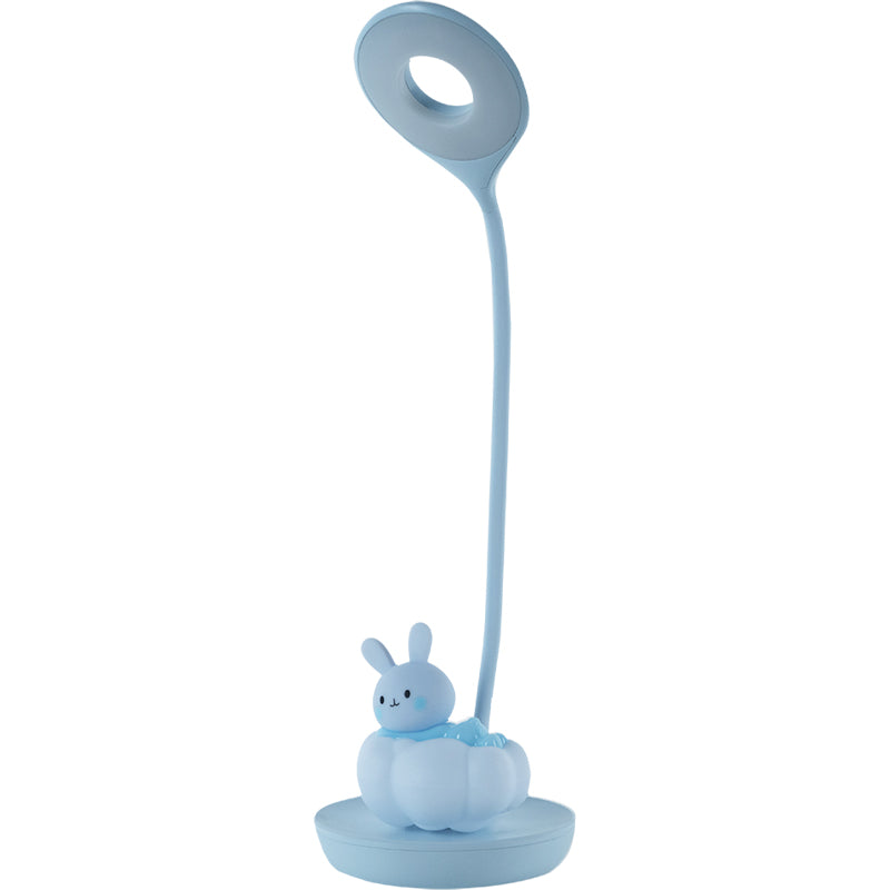 LED table lamp with rechargeable battery Cloudy Bunny Kite K24-493-1-3, blue