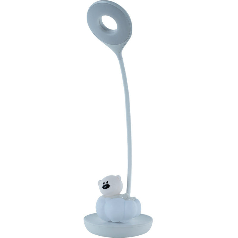 LED table lamp with rechargeable battery Cloudy Bear Kite K24-493-2-1, white