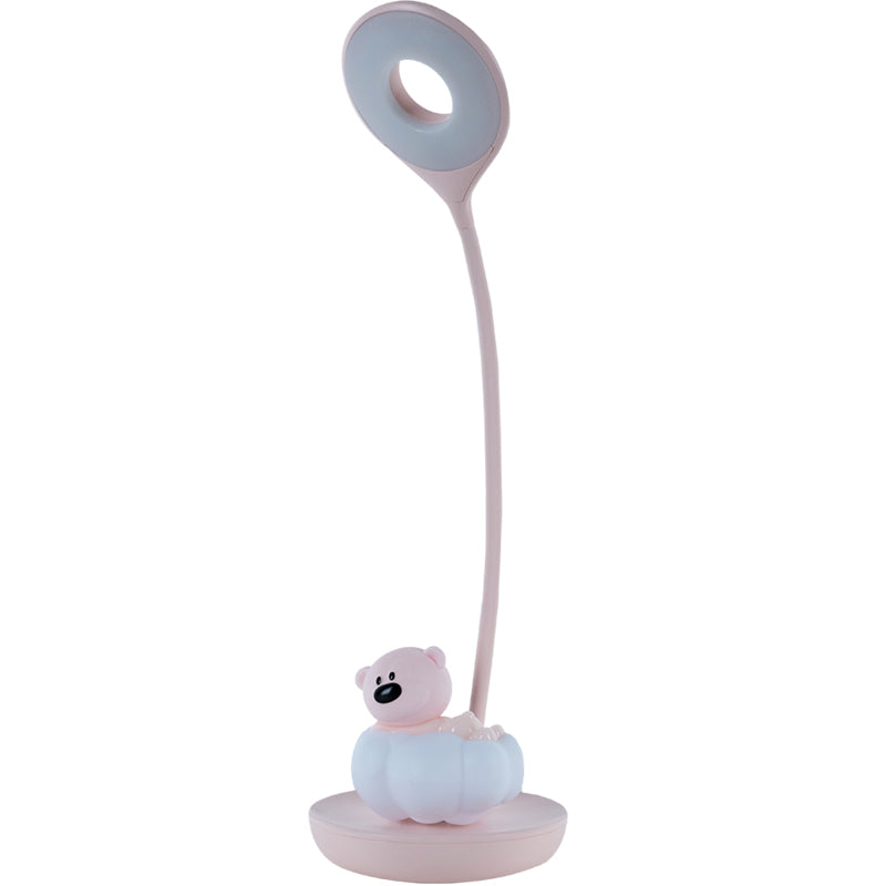 LED table lamp with rechargeable battery Cloudy Bear Kite K24-493-2-2, pink