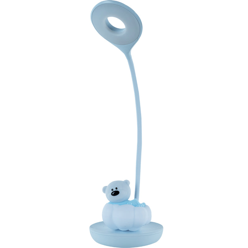 LED table lamp with rechargeable battery Cloudy Bear Kite K24-493-2-3, blue