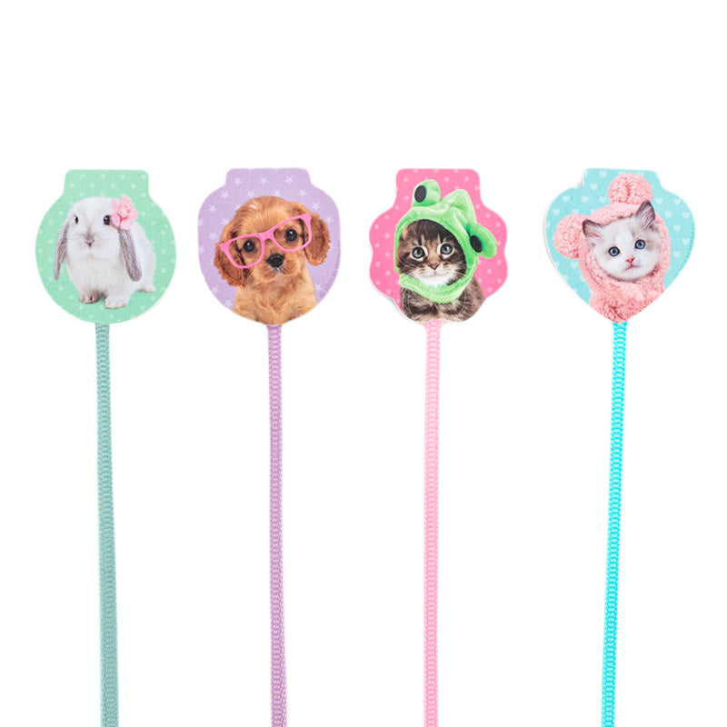 Set of magnetic bookmarks with ribbon Kite Studio Pets SP24-497