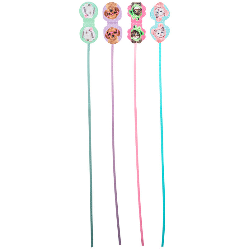 Set of magnetic bookmarks with ribbon Kite Studio Pets SP24-497