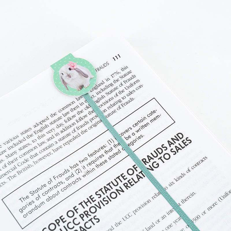 Set of magnetic bookmarks with ribbon Kite Studio Pets SP24-497