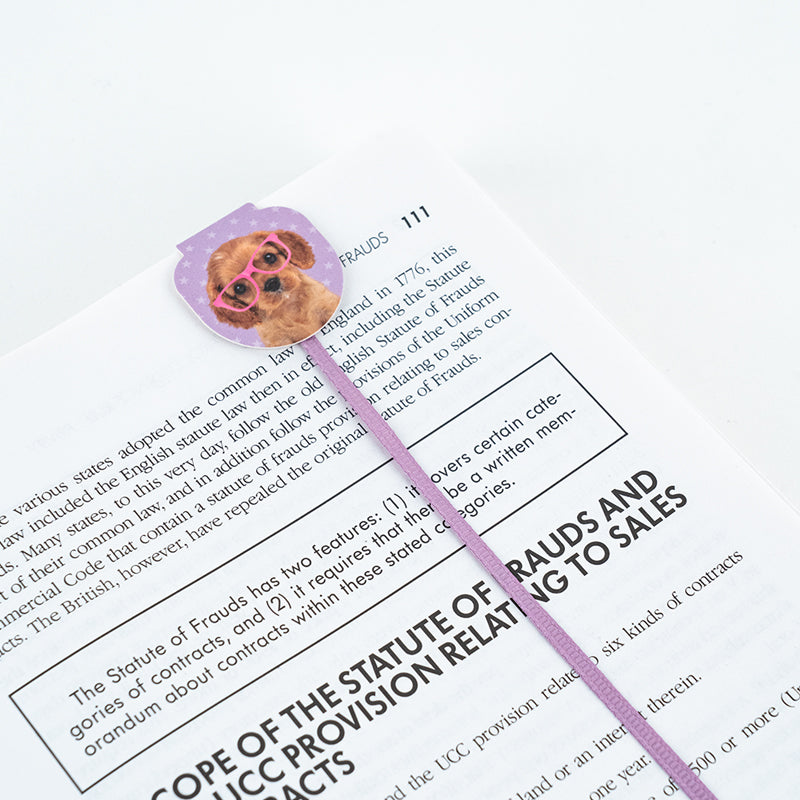 Set of magnetic bookmarks with ribbon Kite Studio Pets SP24-497