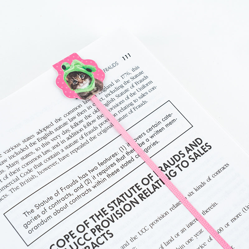 Set of magnetic bookmarks with ribbon Kite Studio Pets SP24-497