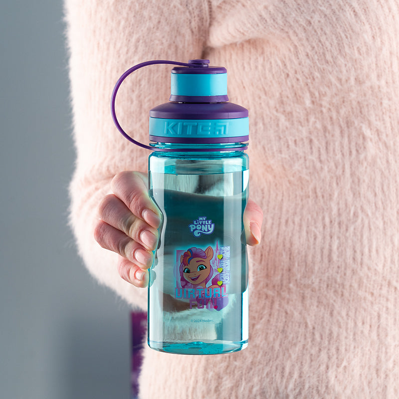 Water bottle Kite My Little Pony LP24-397, 500 ml, turquoise