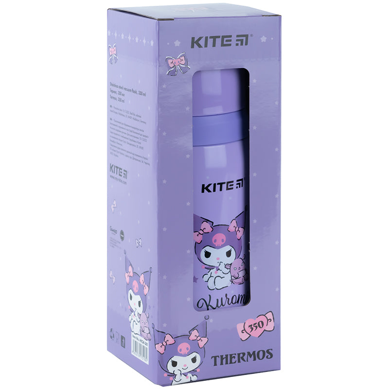 Термос Kite Kuromi HK24-301, 350 мл