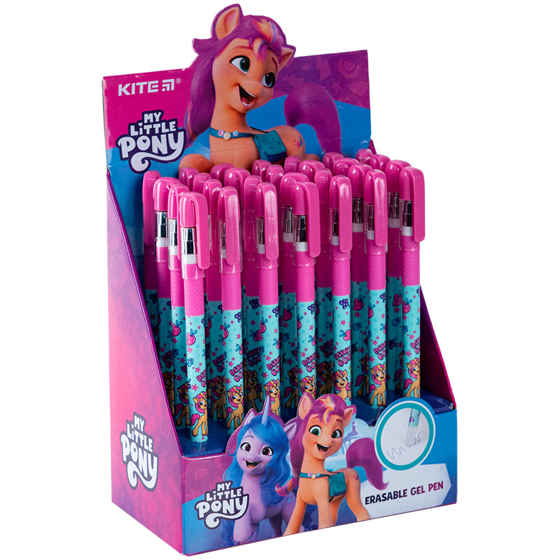 Gel pen "write-erase" Kite My Little Pony LP24-068, blue