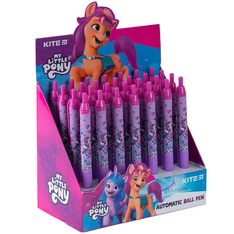 Długopis kulkowy automatyczny Kite My Little Pony LP24-039, niebieski