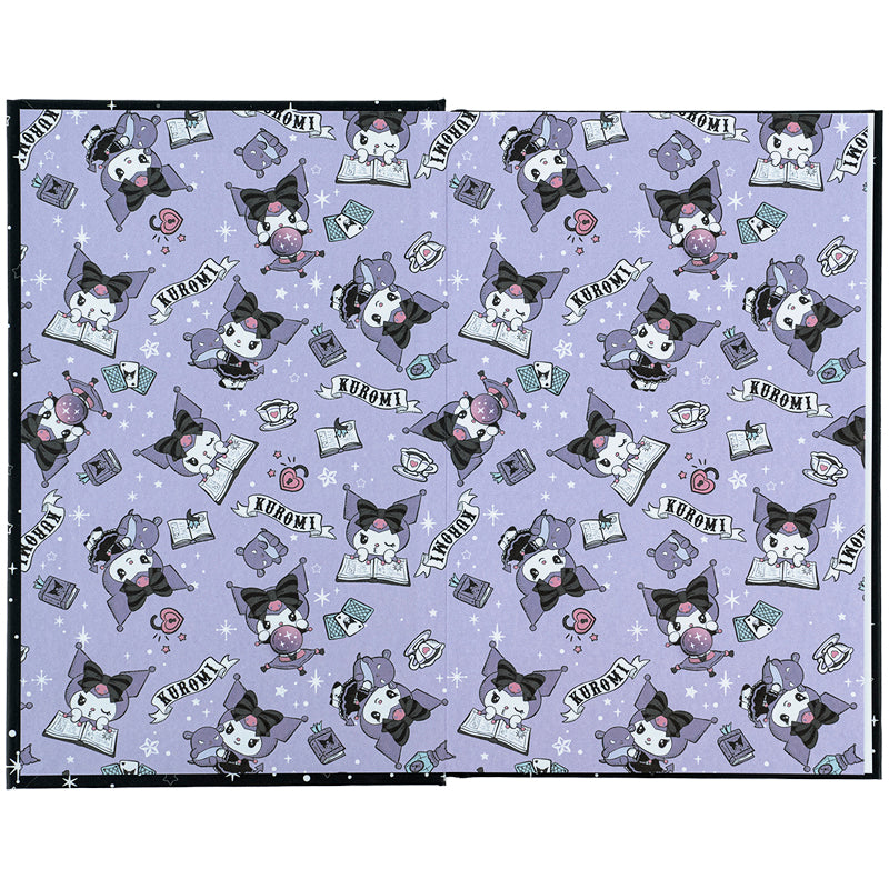Книга записна Kite Kuromi HK24-199-1, тверда обкладинка, А6, 80 аркушів, клітинка