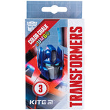 Крейда кольорова Kite Jumbo Transformers TF24-077, 3 кольори