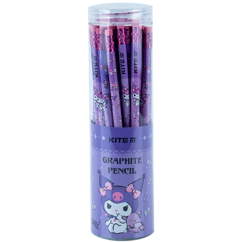Олівець графітний з гумкою Kite Kuromi HK24-056