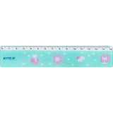 Linijka plastikowa Kite Rainbow Catcorn K24-090-2, 15 cm