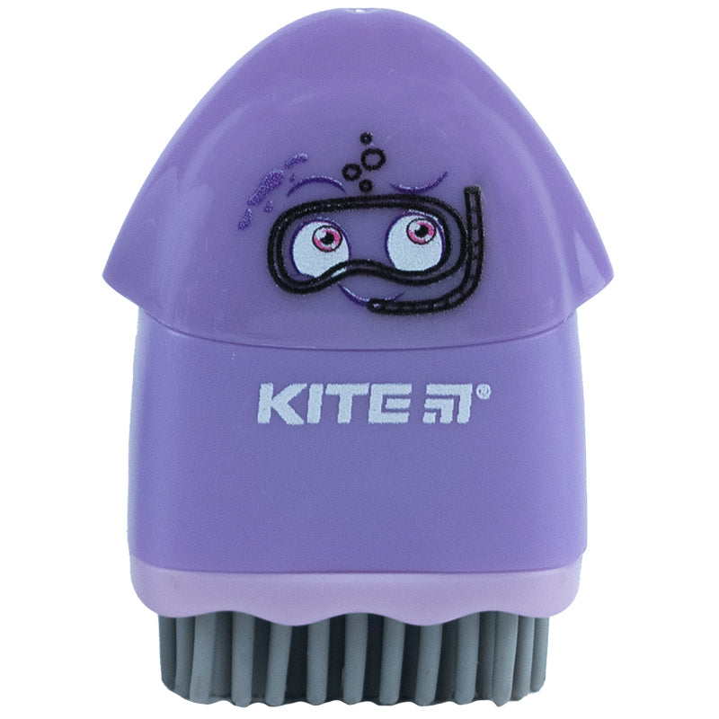 Pencil sharpener with container and eraser Kite Faces K24-365, assorted