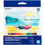 Kolorowe kredki akwarelowe Kite Classic K-1050, 24 szt.