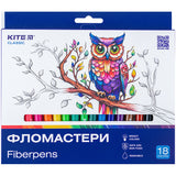 Flamastry Kite Classic K-448, 18 kolorów