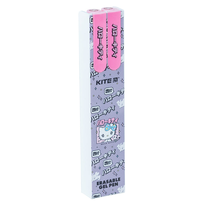 Gel pen "write-erase" Kite Hello Kitty HK24-069-2, blue, 2 pcs. in a pencil case