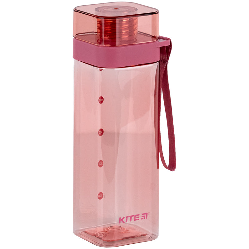 Water bottle Kite K24-1209-3, 550 ml, pink